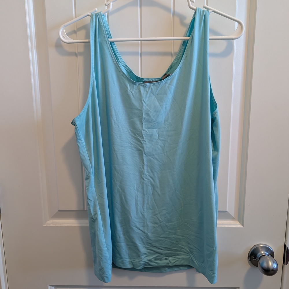 3 For $18 Women's Light Blue Sleeveless Top